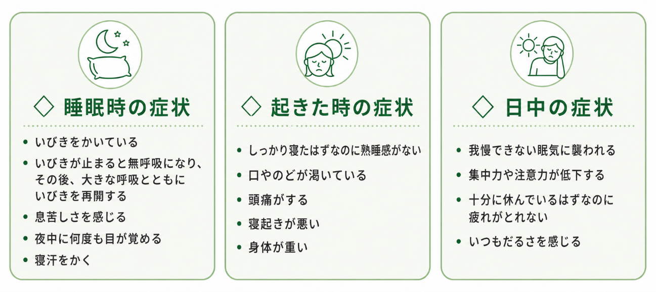このような症状はありませんか?